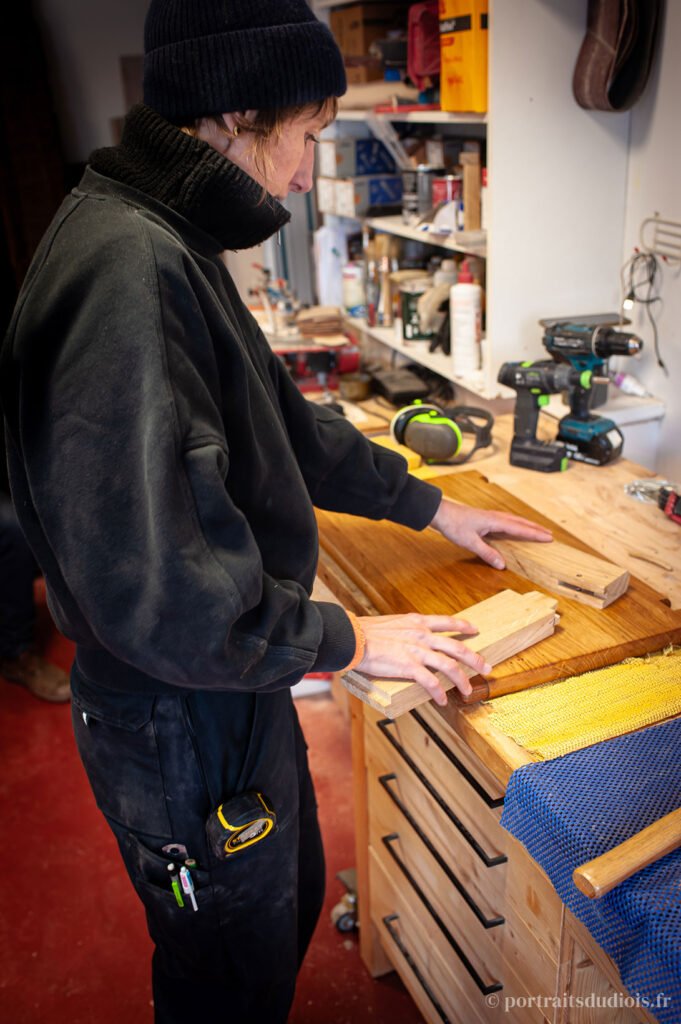 Ariane Houdaille, ébéniste à Die - Atelier Hirsute