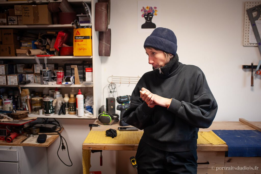 Ariane Houdaille, ébéniste à Die - Atelier Hirsute