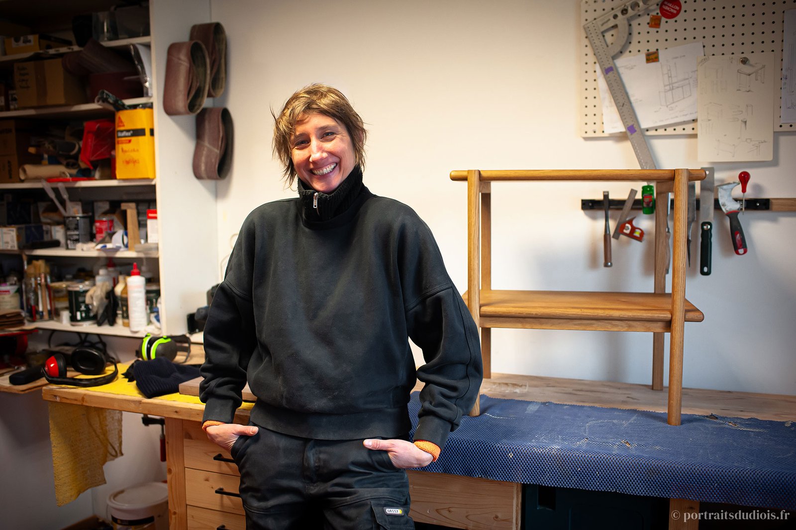 Ariane Houdaille, ébéniste à Die - Atelier Hirsute